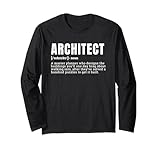 Photo Gallery professione di definizione di architetto divertente maglia a manica Photo Gallery professione di definizione di architetto divertente maglia a manica