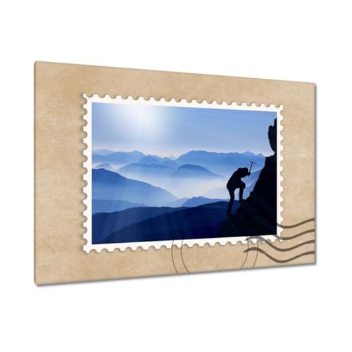 Tableau Alpinisme 120 x 80 cm pour habiller un grand mur blanc vide