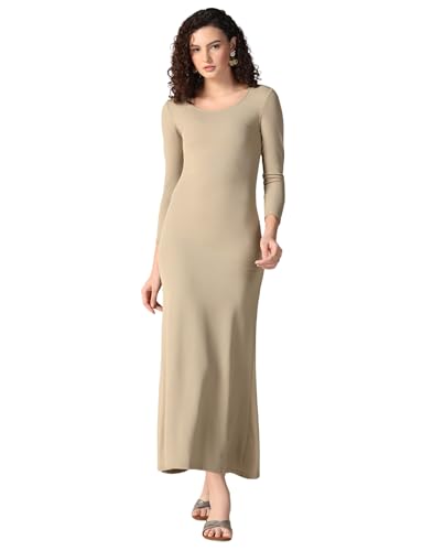 Image of Selvia Lycra Bodycon Dress for Women, One Piece Western Dress for Women