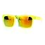 Neon Green / Orange Mirror