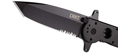 Image of Columbia River Knife and Tool's M16-14SF Big Dog Aluminum Tanto Blade Combo Edge Knife