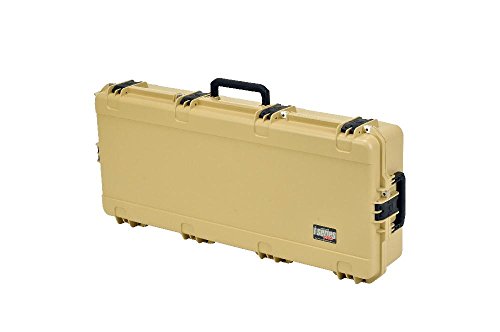 Skb Injection Molded 40-Inch Wide Double Bow/Short Rifle Case (Desert Tan),3I-4217-Db-T #TOP6