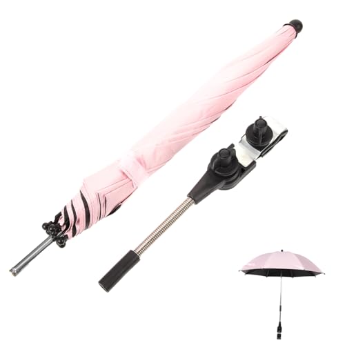 TOYANDONA Parasol para Cochecito Ajustable con Protección Uv Resistente al Viento y Paraguas Ligero para Niña Sombrilla Duradera para Carrito Fácil Instalación para Exteriores