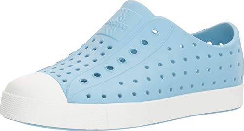 Native Kids Jefferson Water Proof Shoes, Sky Blue/Shell White, 4 Medium US Toddler