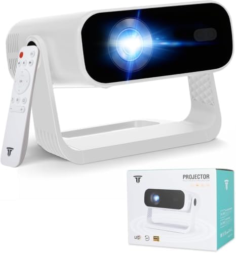 Wielio 2026 Smart Projector Android TV with WiFi 6 and Bluetooth ...