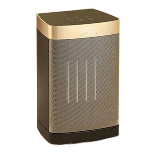 Calentador Portátil De 1500W, Calentadores Eléctricos Pequeños Con Termostato, Calefacción PTC Oscilante De 70 °, 4 Velocidades, Ajustable, For Interior, Dormitorio Y Oficina FáCil De Usar