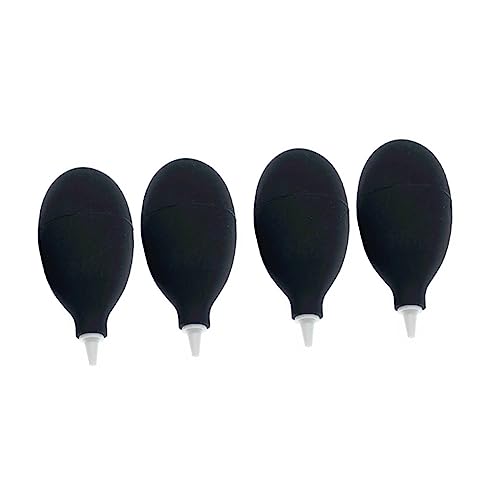 MOLUCKFU 4pcs Dirt Blowing Ball Clean Blower Didital Camera Electronics Cleaner Camera Cleaning Tool Lens Blower Dogital Camera Sensor Black