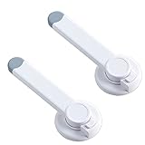 2 PCS Toilet Lock Baby Child Pet Proof Safety Lock for Most Toilet Seats, Ideal Baby Proof Toilet...