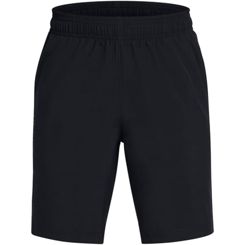 Short Under Armour Woven Wordmark enfant pour le sport à l'école et le football