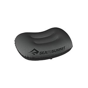 Sea to Summit Aeros Ultralight Inflatable Camping and Travel Pillow, Regular (14.2 x 10.2) Grey