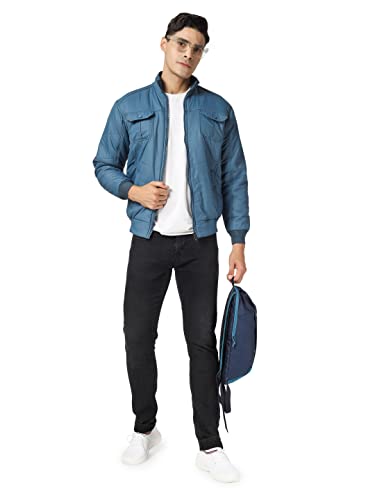 Image of TrapNation Men's Solid Regular Jacket Jerkin Storm