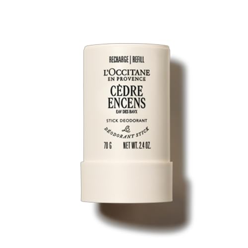 L'OCCITANE - Recarga Desodorante en barra Cédrat - 70 g - Formulado sin alcohol y sin sales de aluminio - Fabricado en Francia