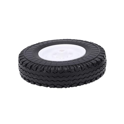 Generic Skala 1/10 C94 Off Road Truck Wymiana Koła Opony do Samochodów RC dla Części DIY Łatwa Instalacja, Agresywny Wzór Bieżnika dla WPL C94, Zestaw 4 Białych Gumowych Opon, 6,8 Cm