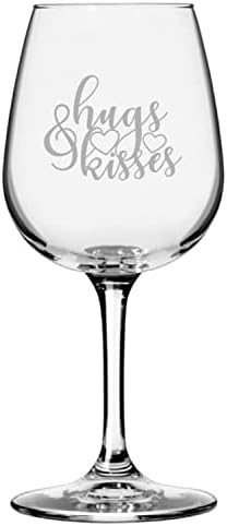 Love Is In The Air Valentine's Day Quotes Etched 12.75oz All Purpose Wine Glass