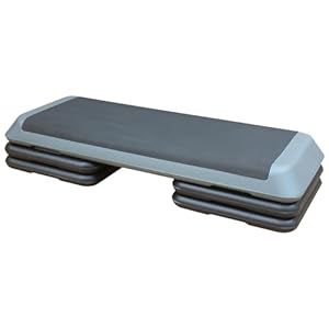 Adjustable Exercise Aerobic Step Platform, Exercise Step Platform With 4 Adjustable Risers, Athletic Supply, Non-Slip Workout Step Platform For Home Gym Workout Training