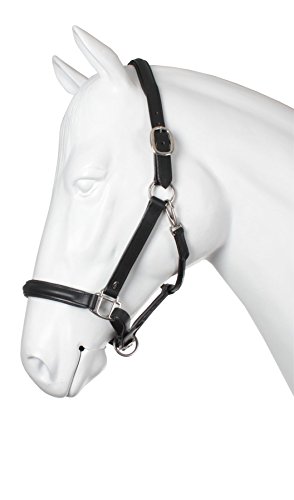 Licol dos nu HORKA Seigneur en cuir pour éviter les frottements sur les chevaux Cob