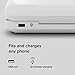 PhoneSoap Wireless UV Phone Sanitizer & Universal Phone Charger Box with Qi Charging | Patented & Clinically Proven 360-Degree UV-C Light Sanitizer | Disinfects and Charges All Phones (Gunmetal Grey)