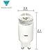 Triangle Bulbs 3-Pack G9 Base LED Light Bulb Lamp 4-Watt 120V Warm White 2900K, 400 Lumens, Replacement to 40W Halogen Bulb.