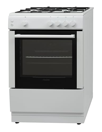 Electra 60Cm Gas Cooker - White - A Rated - 3