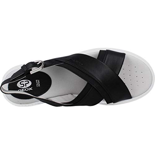 Geox D92DLA 000BC Sandalo Donna Nero 36
