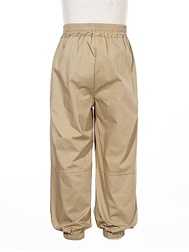 Linjinx Kids Boys Cargo Joggers Pants Elastic Waist Casual Jogging Hiking Camping Athletic Trousers Streetwear4