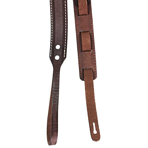 Walker And Williams M-13 Sangle pour mandoline, mandola, bouzouki ou ukulélé en cuir marron - Les Beatles, Paul McCartney, John Lennon, RIngo Starr, George Harrison Walker And Williams M-13 Sangle pour mandoline, mandola, bouzouki ou ukulélé en cuir marron – Image 8