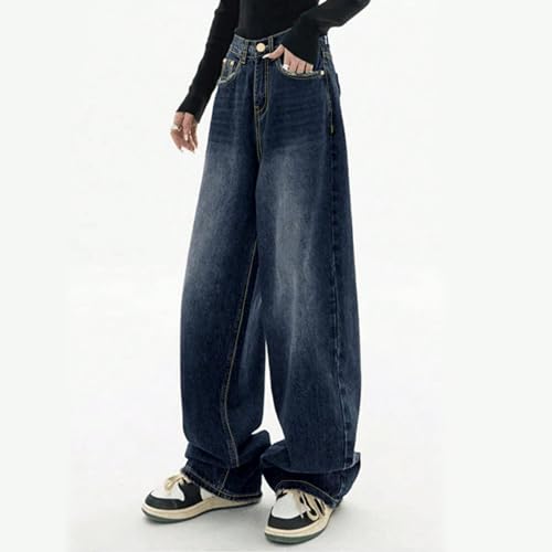 fanmpghleoo Wide Leg Jeans Woman High Waisted Baggy Jeans Casual Palazzo Denim Trousers Trendy Lightweight Loose Denim Pants4