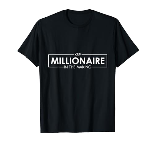 Ripple Millionaire, XRP Token Bullrun Blockchain Coin Camiseta