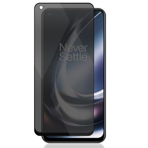 Zerrshoo Protector de Pantalla para OnePlus Nord CE 2 5G, Cristal Vidrio Templado Antiespia 1 Piezas, Dureza 9H Anti-Arañazos Anti-Espía, Privacidad Película Protectora