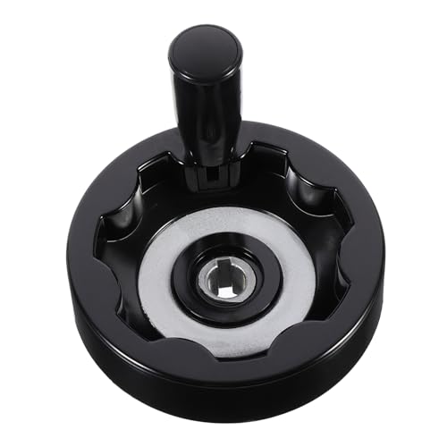 MUCKLILY Side Ripple Wheel Hand Wheel Bakelite Revolving Handle Hand Crank Wheel for Machinery