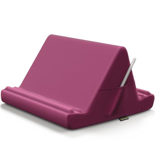 Lamicall Cuscino Supporto per Tablet - Supporto Tablet per Cuscino per Divano Letto, 2021 iPad Pro 9.7, 10.5, 12.9, iPad Air mini 2 3 4, Switch, Samsung Tab, iPhone, Libri, altro Tablet
