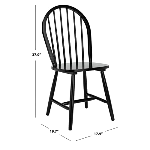 Safavieh Home Camden Farmhouse Black Spindle Back Dining Chair, Set Of 2 #TOP1