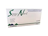 SENSO NITRIL, Untersuchungshandschuhe Nitril, Einweghandschuhe, puderfrei, latexfrei, Mikrotextur,...