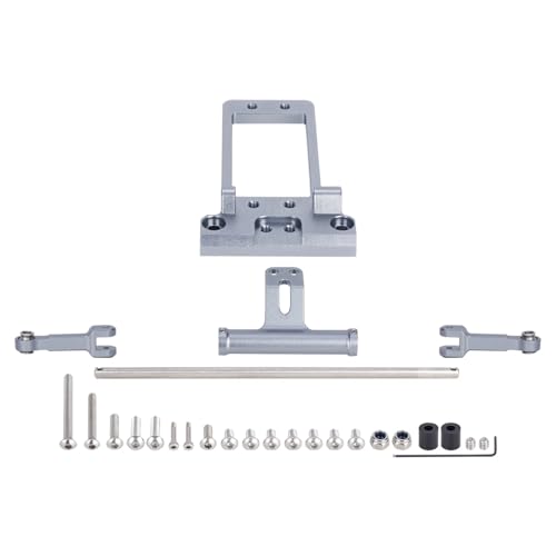 RC�J�[���i For Bta For Vanquish For Wraith Axle Rr10 Smt10 1/10�T�[�{�}�E���g�ƃt�������X�e�A�����O�V�����_�[�L�b�g���[���P�[�W Diy(Gray)