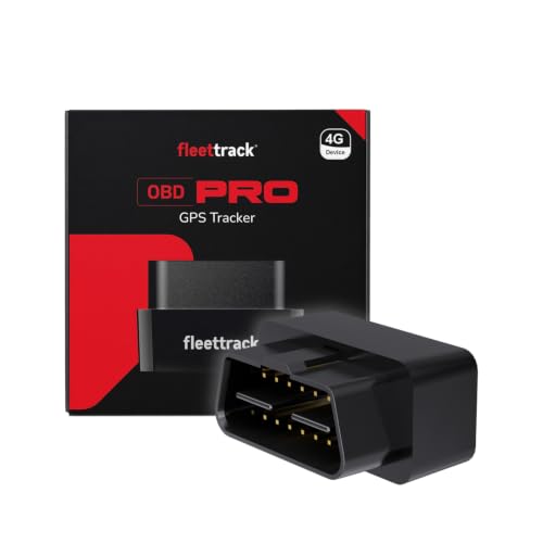 Image of FleetTrack 4G OBD PRO GPS Tracker for Car | 1 Yr Free App & SIM (Zero Activation Charges) | 15+ Features | Easy Plug & Play | Real-Time Location, Driving History & Geofence Alerts
