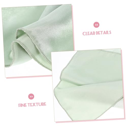 Servilletas de Tela Satín Verde Claro 6 unidades miniatura 2
