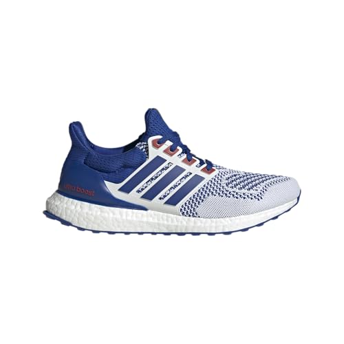 adidas Unisex-Adult Ultraboost 1.0, White/Team Royal Blue/Team Collegiate Red, 7.5