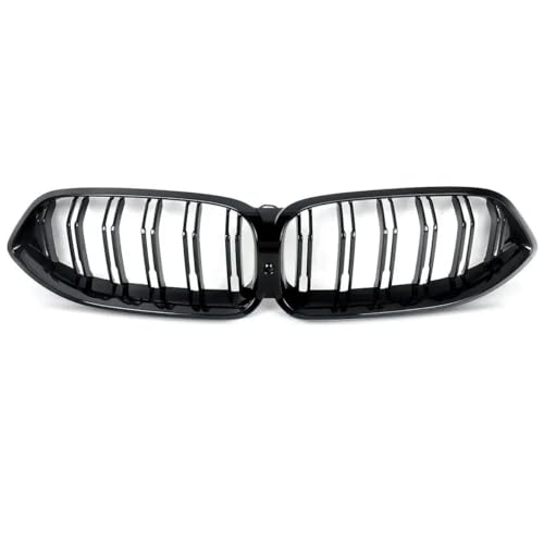 Calandre BMW Série 8 G14 G15 G16 2020-2022 avant noire brillante avec trou caméra