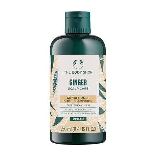 The Body Shop Ginger Scalp Care Conditioner (Vegan), Green, 8.4 Fl Oz