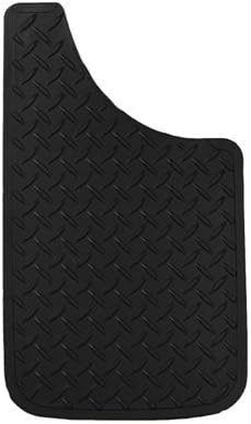 3D Rubber Diamond Plate Mud Flaps Guards 11x19 mudflaps Set of 2