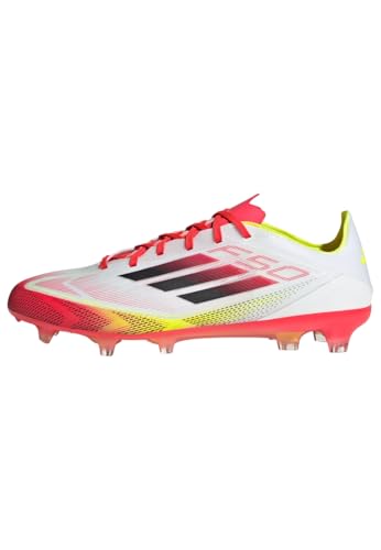 adidas Unisex F50 Pro FG Fußballschuh Cloud White/Core Black/Solar Yellow