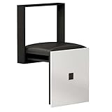HAMOM Modern Wall Folding Chair, 7CM Ultra Thin, Suitable for Entrance, Bedroom, Bathroom, Living Room, etc