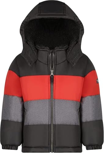 Osh Kosh boys Heavyweight Colorblock Puffer Coat