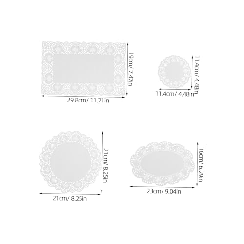 Napperons papier pour cuisson UKCOCO 400 pièces absorbants et jetables pour gâteaux
