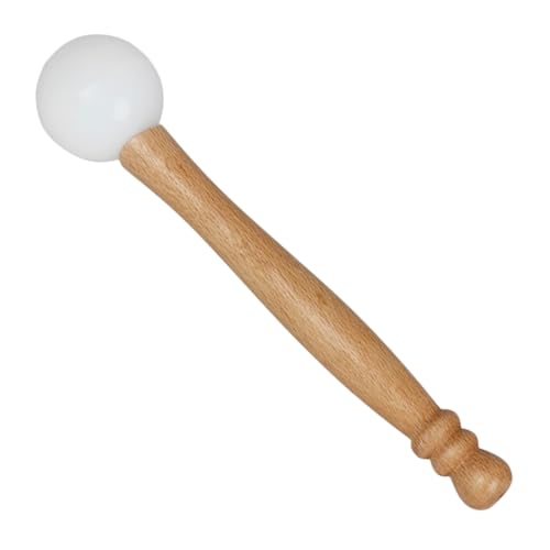 1 pieza Palo de Goma para Golpear Cuencos Cantores de Cristal Accesorio para Instrumento de Percusión para Terapia de Sonido Uso en Casa Color Amarillo miniatura 5