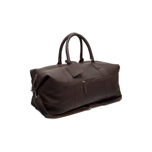 Sac de voyage Portsmouth en cuir premium marron foncé Chesterfield Brand