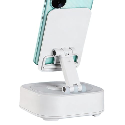 Support de téléphone portable avec haut-parleur audio orientable 360