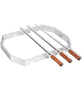 MOESTA-BBQ 10249 – Churrasco BBQ Set pour Smokin' PizzaRing – Brochette mangue pour boule