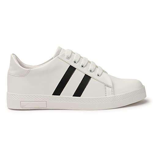 Image of ANTOX Introduce You A Regular Comfortable Striped Casuals for Women's /Ladies /Girl's Sneakers for Women