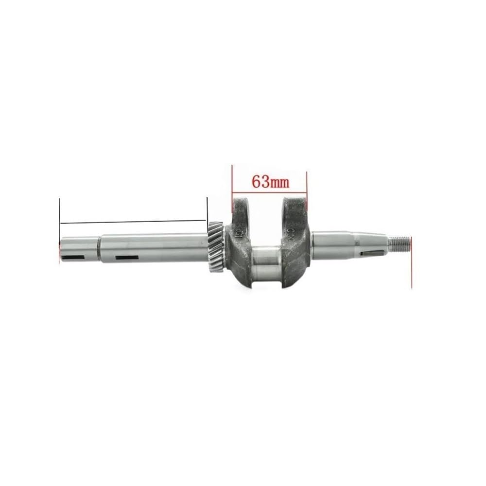Cigüeñal GXV160 C12 / C14 Apto For Motor GXV160 5.5HP HRJ216, Cortacésped, Cigüeñal, Reemplazo del Eje Principal(C12)